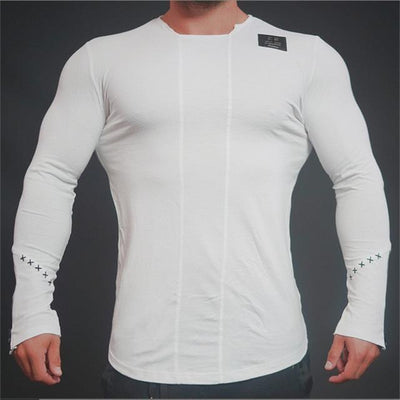 Men Bodybuilding Long Sleeve T-Shirt