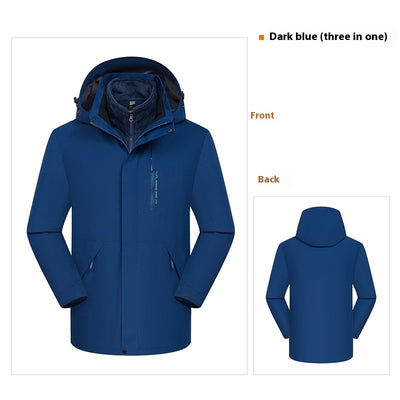 Three-in-one Waterproof Windproof Clothing For Men And Women