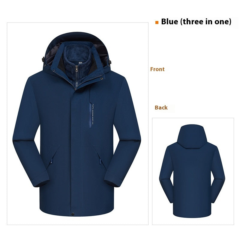 Three-in-one Waterproof Windproof Clothing For Men And Women