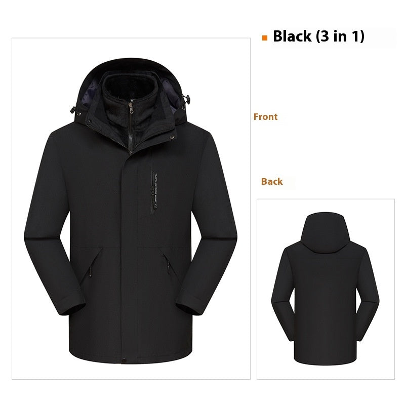 Three-in-one Waterproof Windproof Clothing For Men And Women